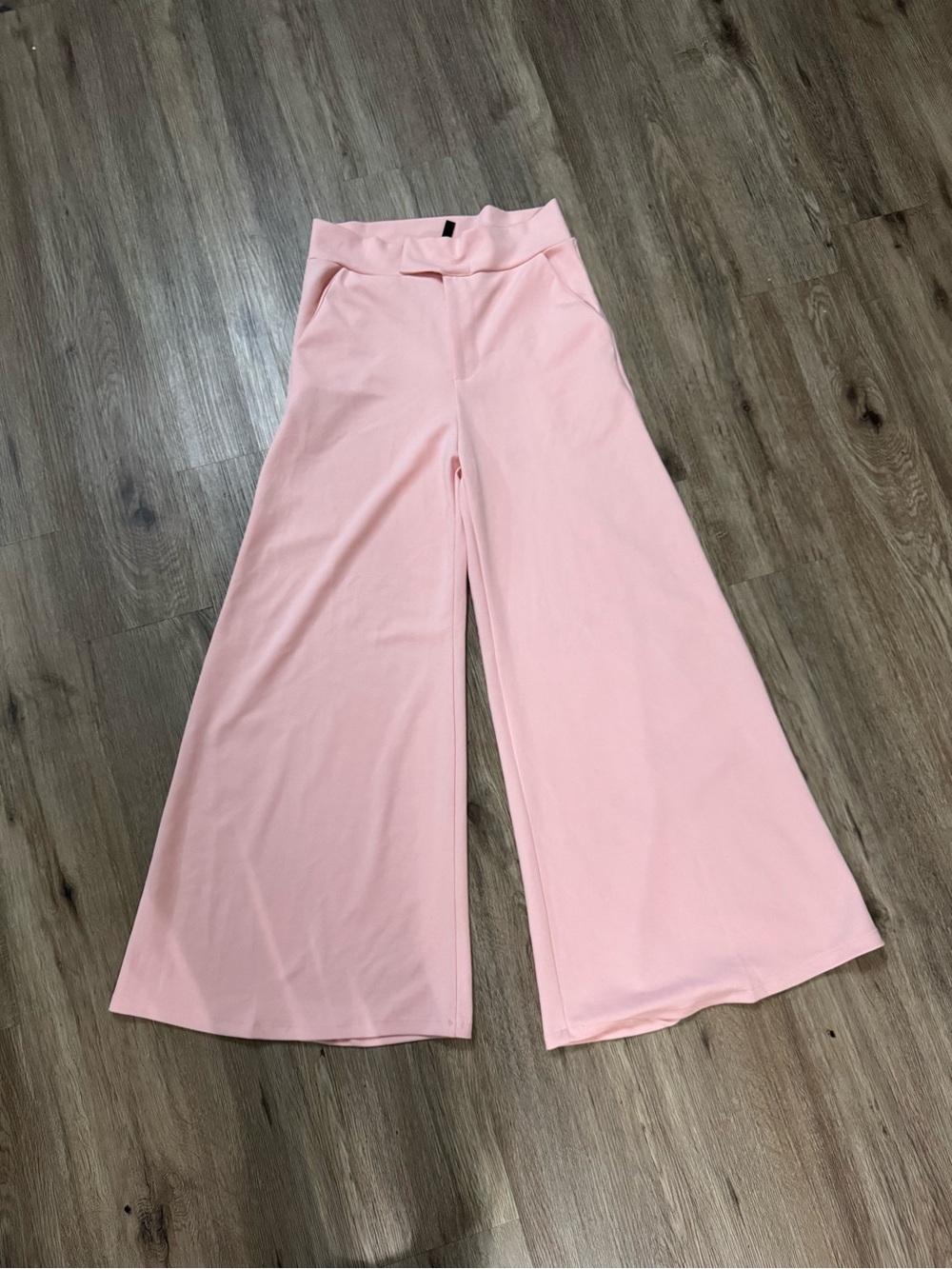 Macy's Light Pink Wide-Leg Palazzo Pants